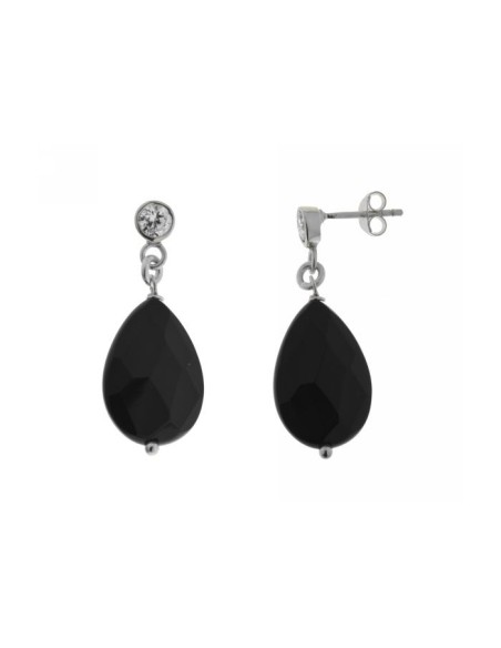 Pendientes de Ónix y Plata