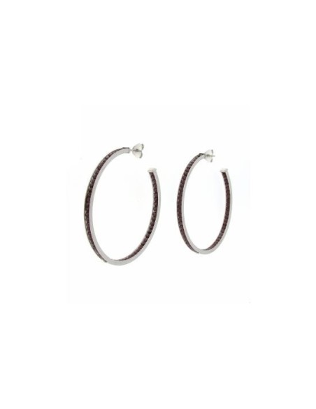Aros de Plata y Circonita