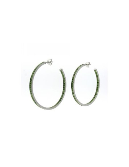 Aros de Plata y Circonita