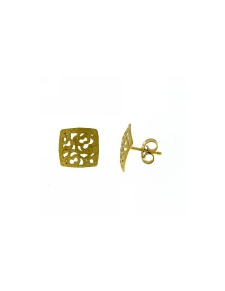 Pendientes Cuadrados Dorados