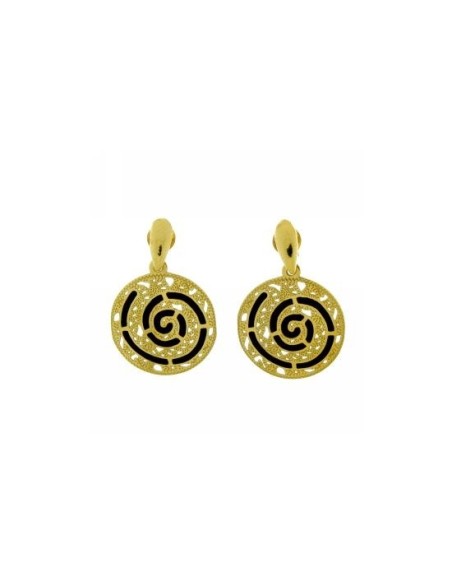 Pendientes Dorados Espiral