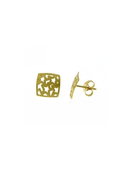 Pendientes Cuadrados Dorados