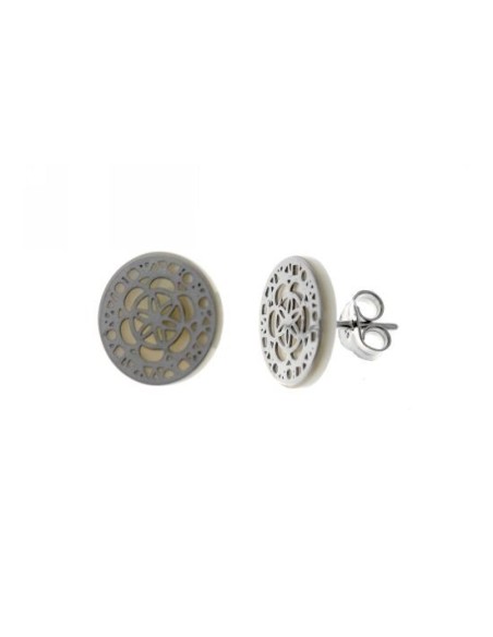 Pendientes de Nácar y Plata