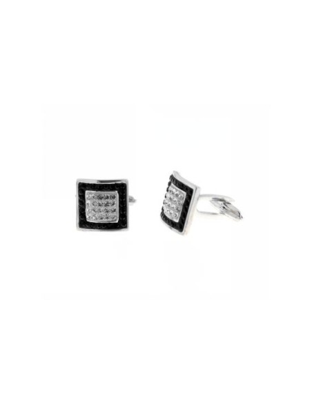 Gemelos de Plata y Strass
