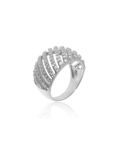 Anillo de Plata y Circonita