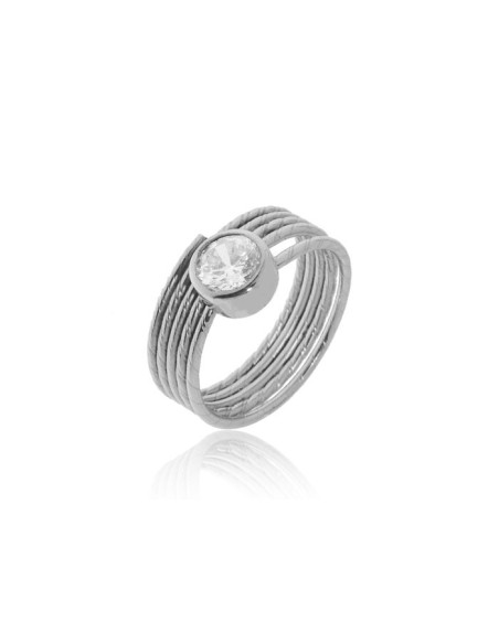 Anillo de Plata y Circonita