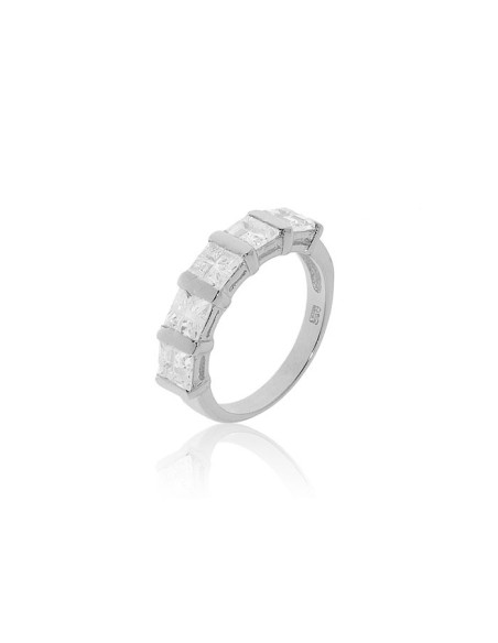 Anillo de Plata y Circonita