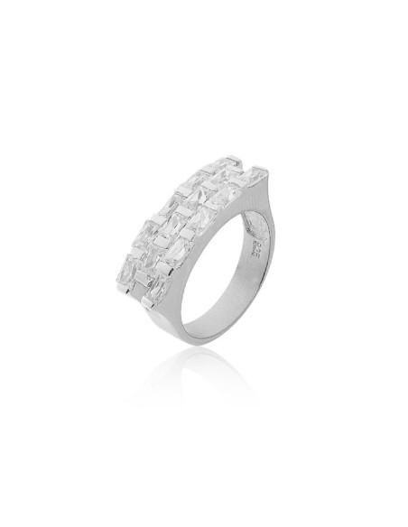Anillo de Plata y Circonitas