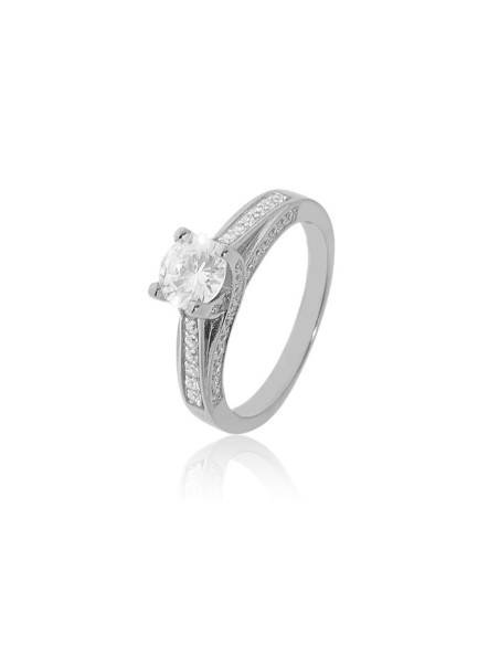 Anillo de Plata y Circonita