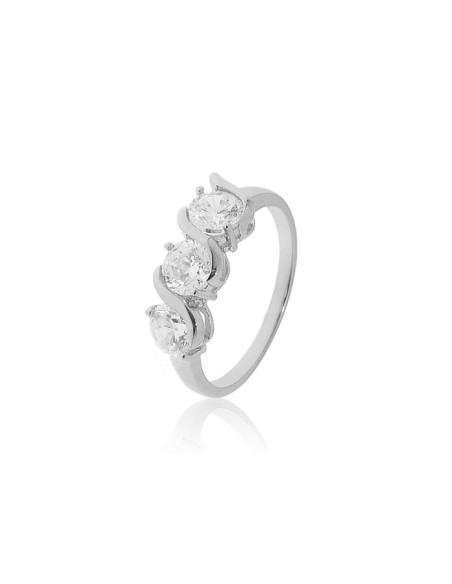 Anillo de Plata y Circonita
