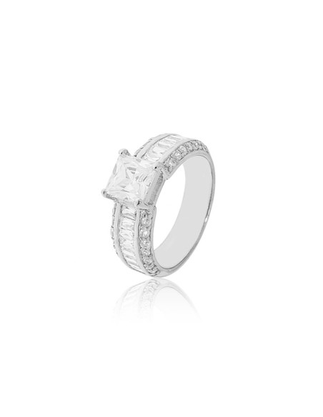 Anillo de Plata y Circonitas