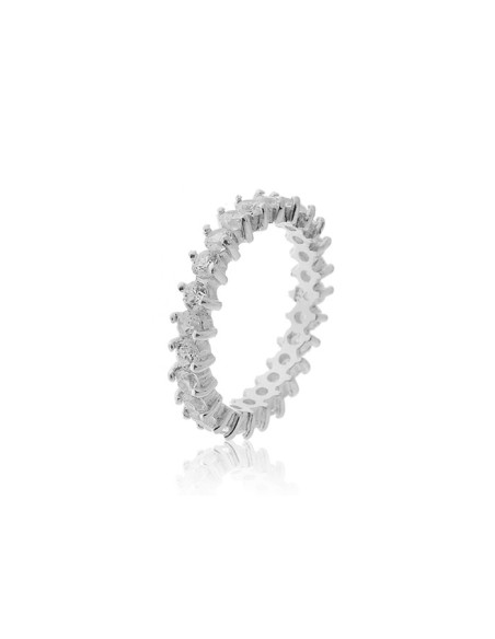 Anillo de Plata y Circonitas
