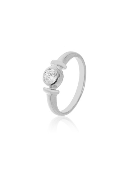 Anillo de Plata y Circonita