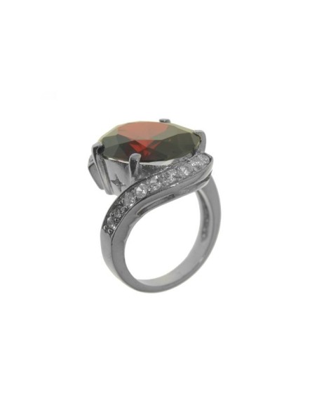 Anillo Plata y Circonita