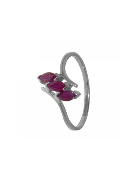 Anillo de Plata y Zafiro
