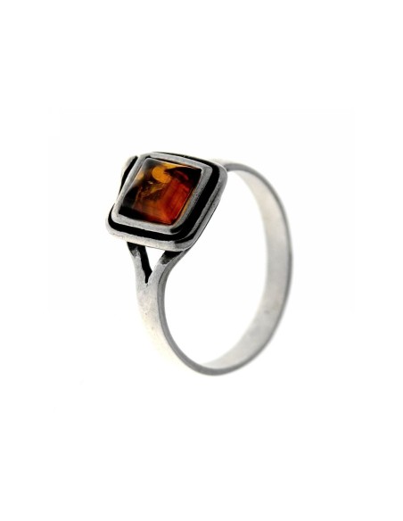 Anillo de Plata y Ámbar