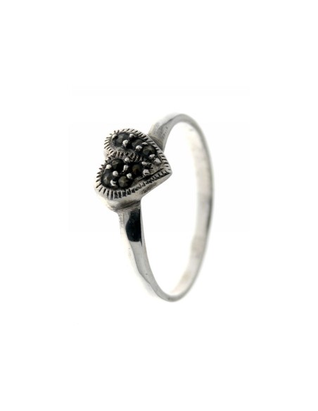 Anillo Corazón de Plata
