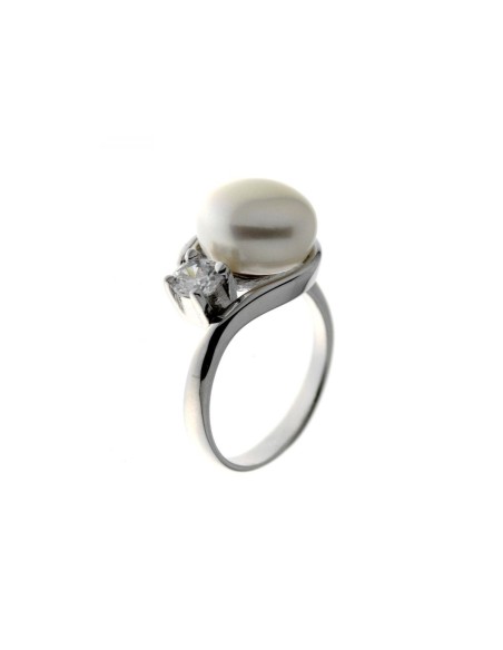 Anillo de Perla y Plata
