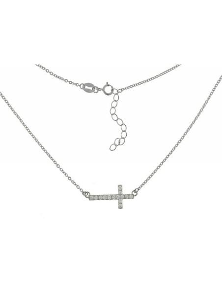 Collar Cruz Plata