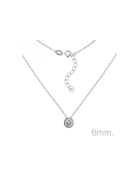 Collar de Plata y Circonita