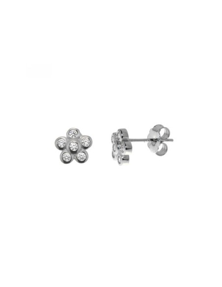 Pendientes Flor de Plata