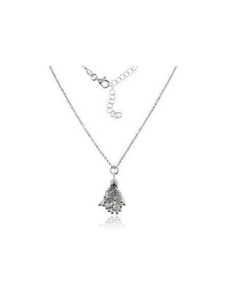 Collar Pompón de Plata