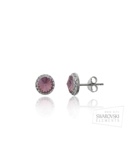 Pendientes Swarovski y Plata