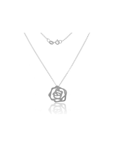 Collar Rosa de Plata