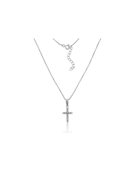 Collar Cruz de Plata