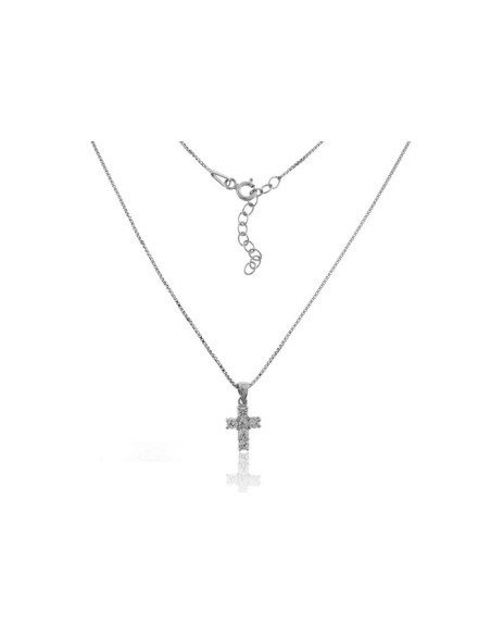 Collar Cruz de Plata
