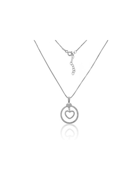 Collar Corazón Plata