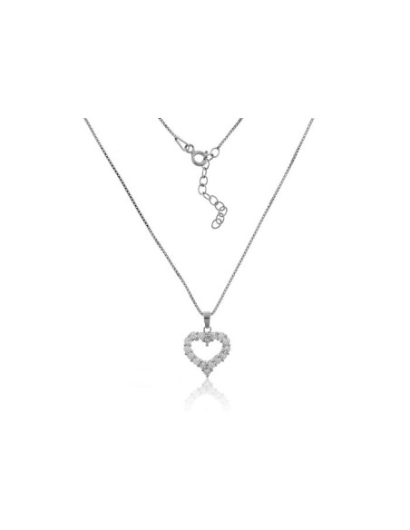 Collar Corazón Plata