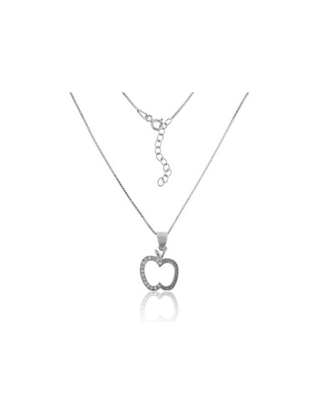 Collar Manzana de Plata