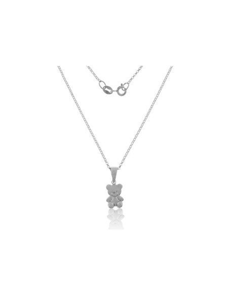 Collar Osito de Plata