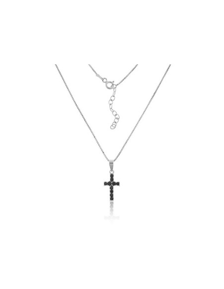 Collar Cruz de Plata