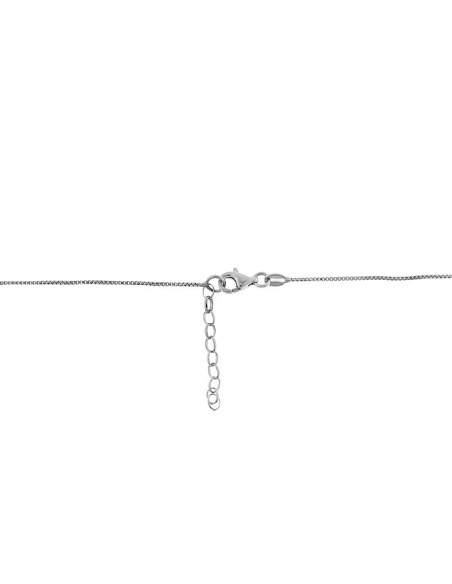 Cadena Veneciana 1mm. Plata Rodiada