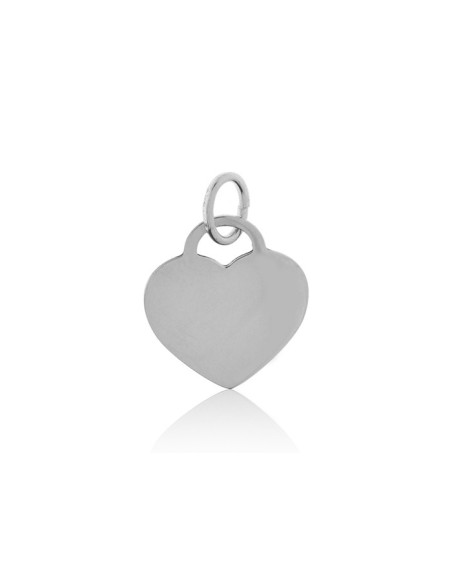 Colgante Corazón de Plata Personalizable