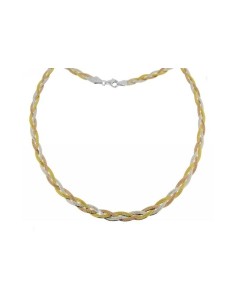 Collar Trenzado de Plata