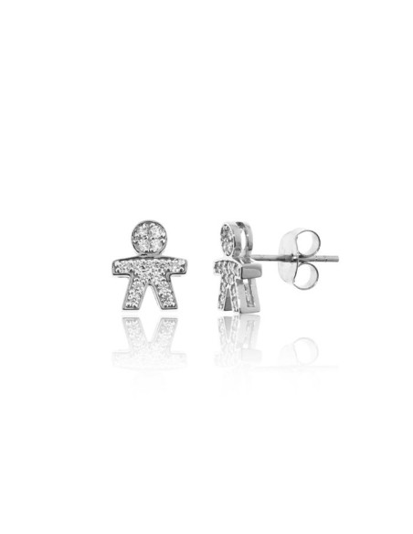 Pendientes Niño de Plata