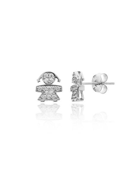 Pendientes Niña de Plata