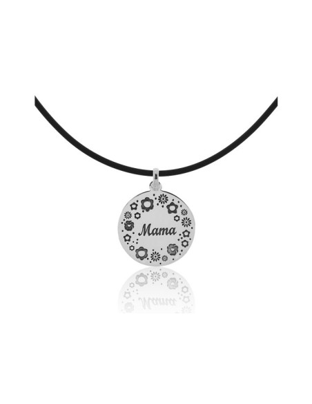 Collar Mama con Flores de Plata