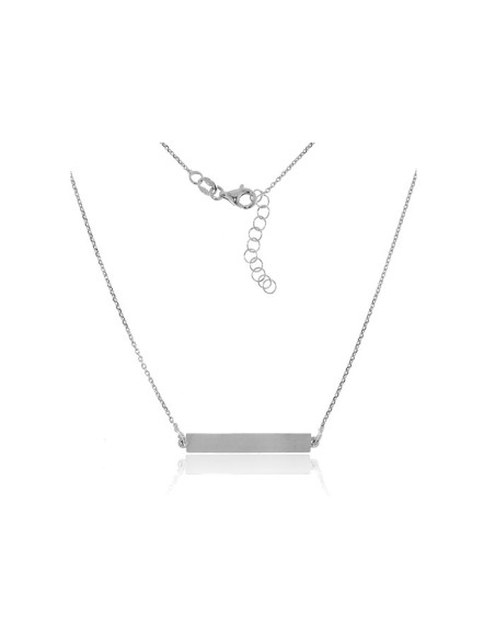 Collar Placa de Plata