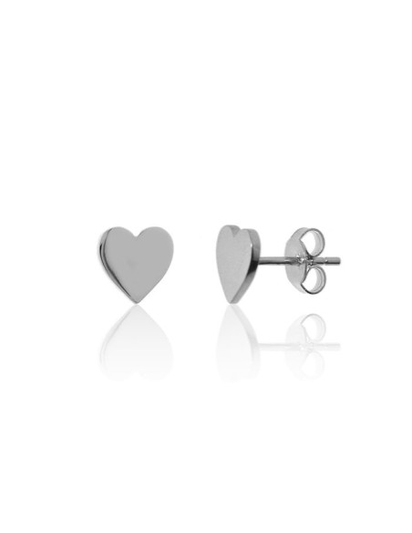 Pendientes Corazón de Plata