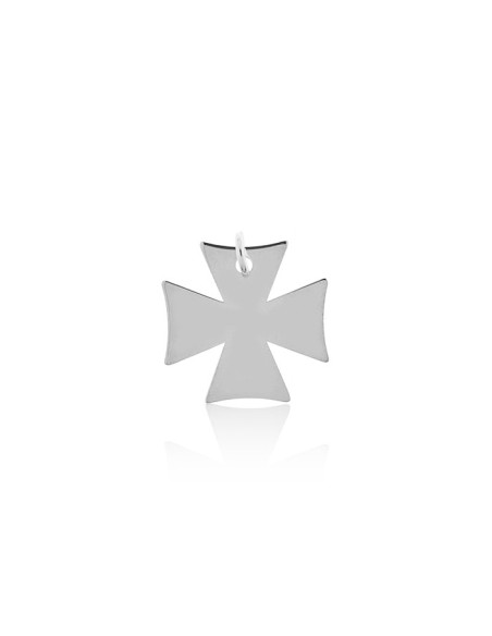 Colgante Cruz de Malta de Plata