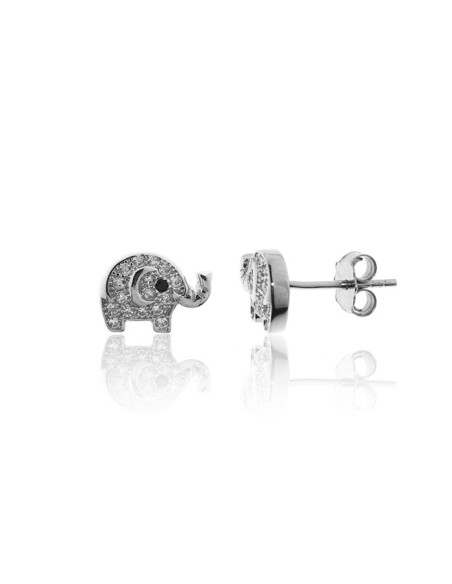Pendientes Elefante de Plata