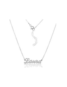 Collar con Nombre de Plata