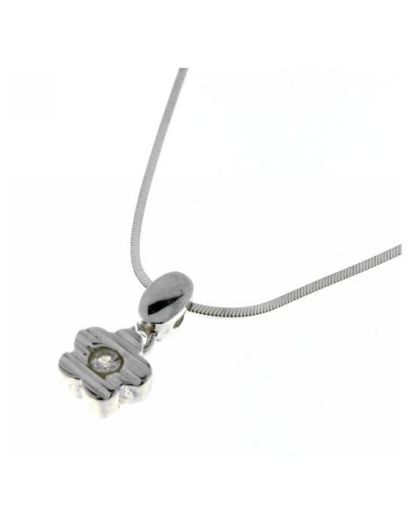 Collar Flor Plata