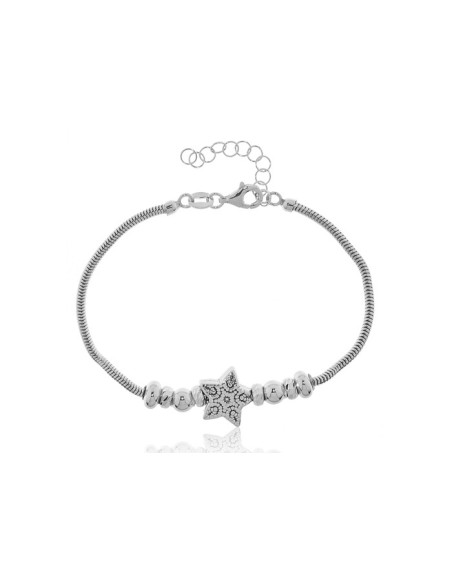 Pulsera Estrella Plata