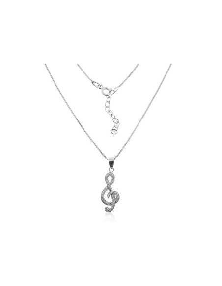 Collar Clave Sol Plata