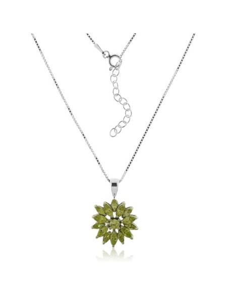 Collar Flor Plata